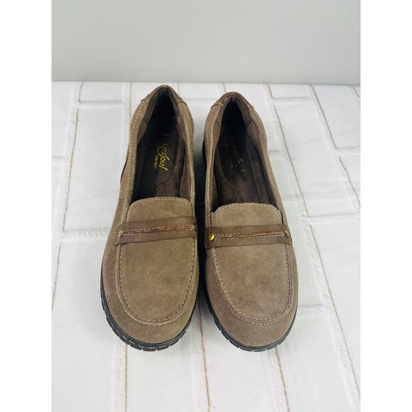 NEW Naturalizer suede tan loafers size 8.5 - Picture 2 of 9
